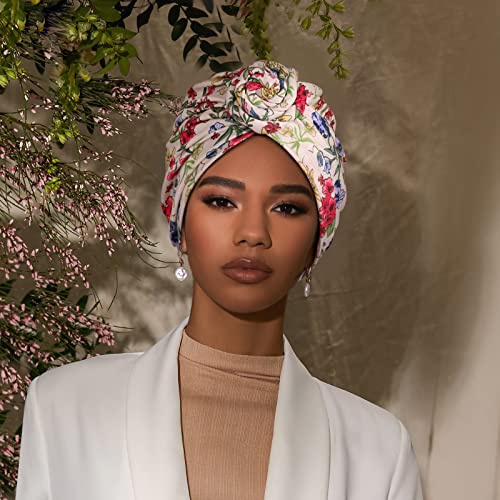 Pre-Tied Head Wraps Knot Beanie Turbans 3pcs set - Image 18