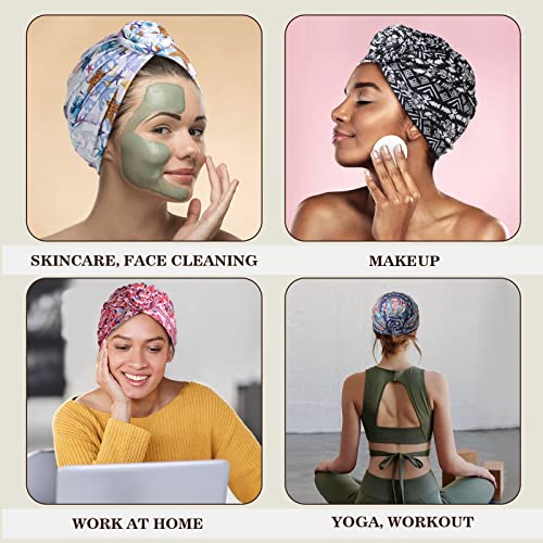 Pre-Tied Head Wraps Knot Beanie Turbans 3pcs set - Image 7