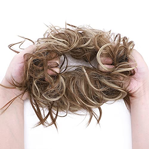 Premium Fibre Synthetic Messy Hair Bun - Image 10