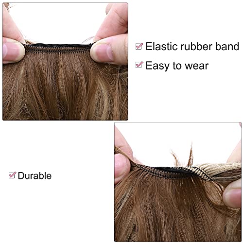 Premium Fibre Synthetic Messy Hair Bun - Image 12