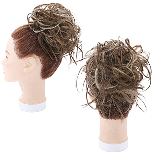 Premium Fibre Synthetic Messy Hair Bun - Image 13