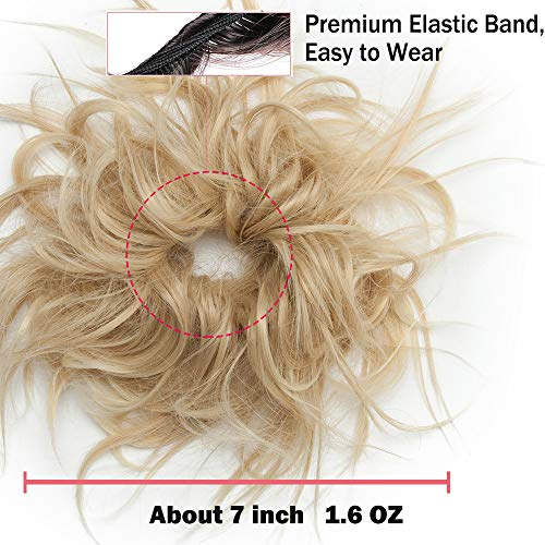 Premium Fibre Synthetic Messy Hair Bun - Image 16
