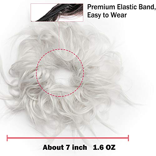 Premium Fibre Synthetic Messy Hair Bun - Image 28