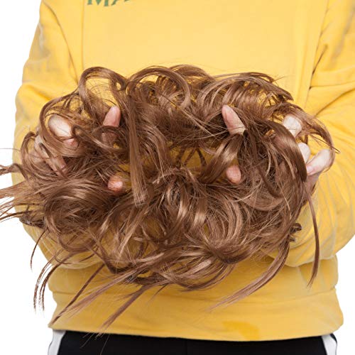 Premium Fibre Synthetic Messy Hair Bun - Image 33