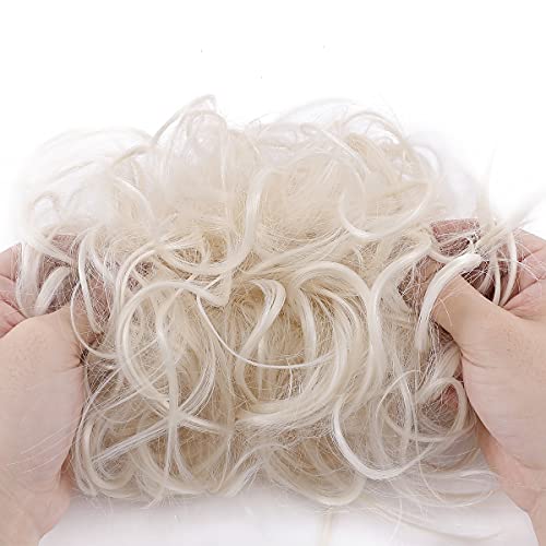Premium Fibre Synthetic Messy Hair Bun - Image 37