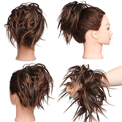 Premium Fibre Synthetic Messy Hair Bun - Image 4