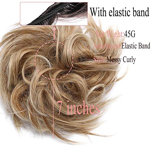 Premium Fibre Synthetic Messy Hair Bun - Image 43