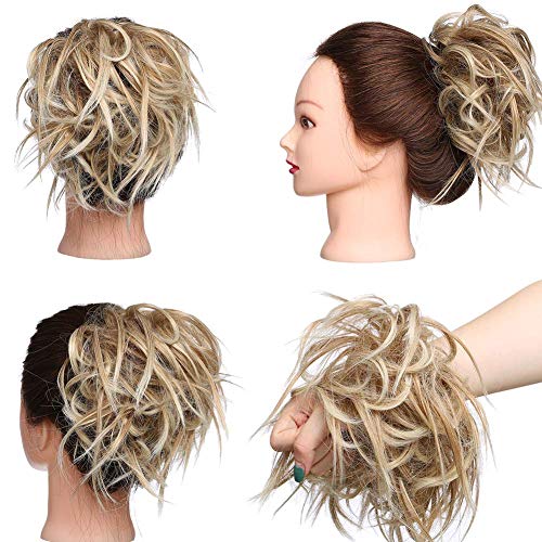 Premium Fibre Synthetic Messy Hair Bun - Image 44