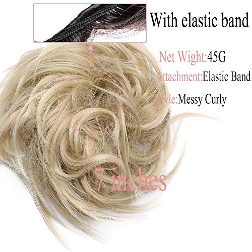 Premium Fibre Synthetic Messy Hair Bun - Image 47