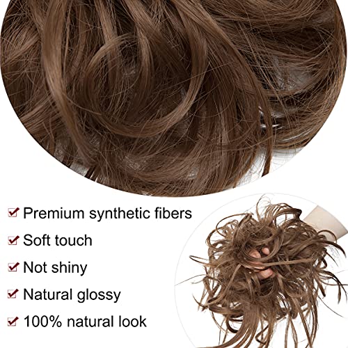 Premium Fibre Synthetic Messy Hair Bun - Image 53