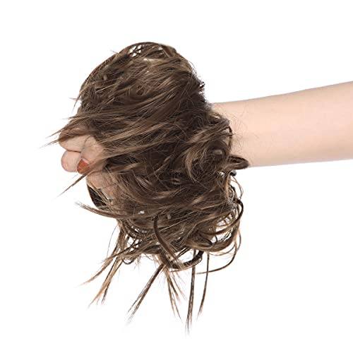 Premium Fibre Synthetic Messy Hair Bun - Image 54
