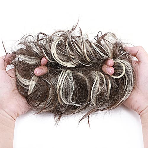 Premium Fibre Synthetic Messy Hair Bun - Image 59