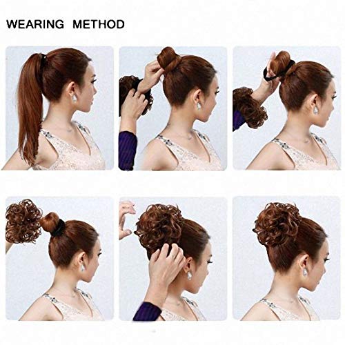 Premium Fibre Synthetic Messy Hair Bun - Image 6