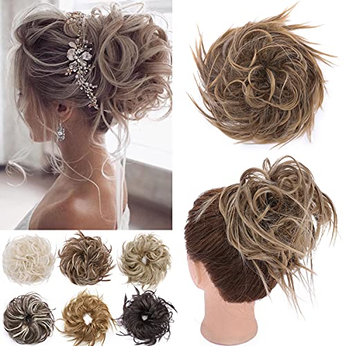 Premium Fibre Synthetic Messy Hair Bun - Image 75