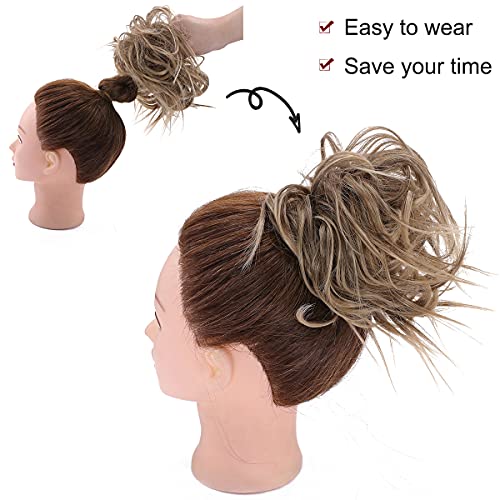 Premium Fibre Synthetic Messy Hair Bun - Image 80