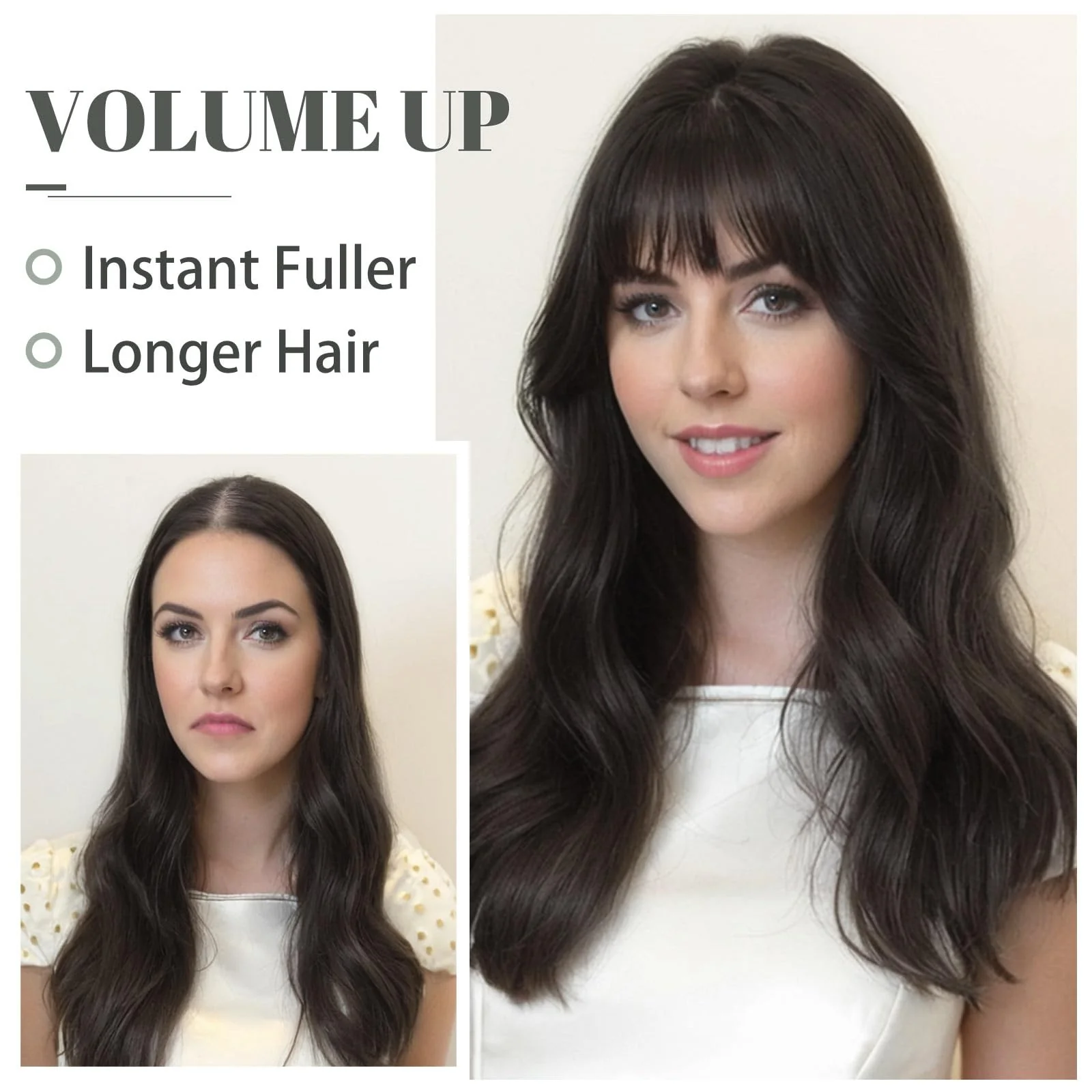 Premium Synthetic Fibre Hair Topper -18 inches - Image 12