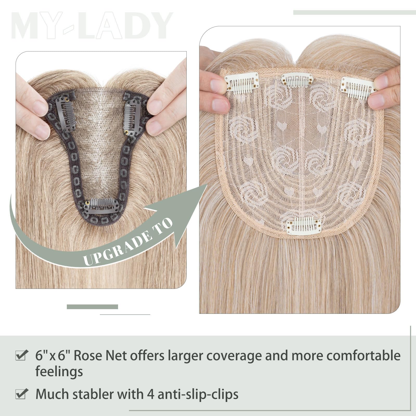 Premium Synthetic Fibre Hair Topper -18 inches - Image 31