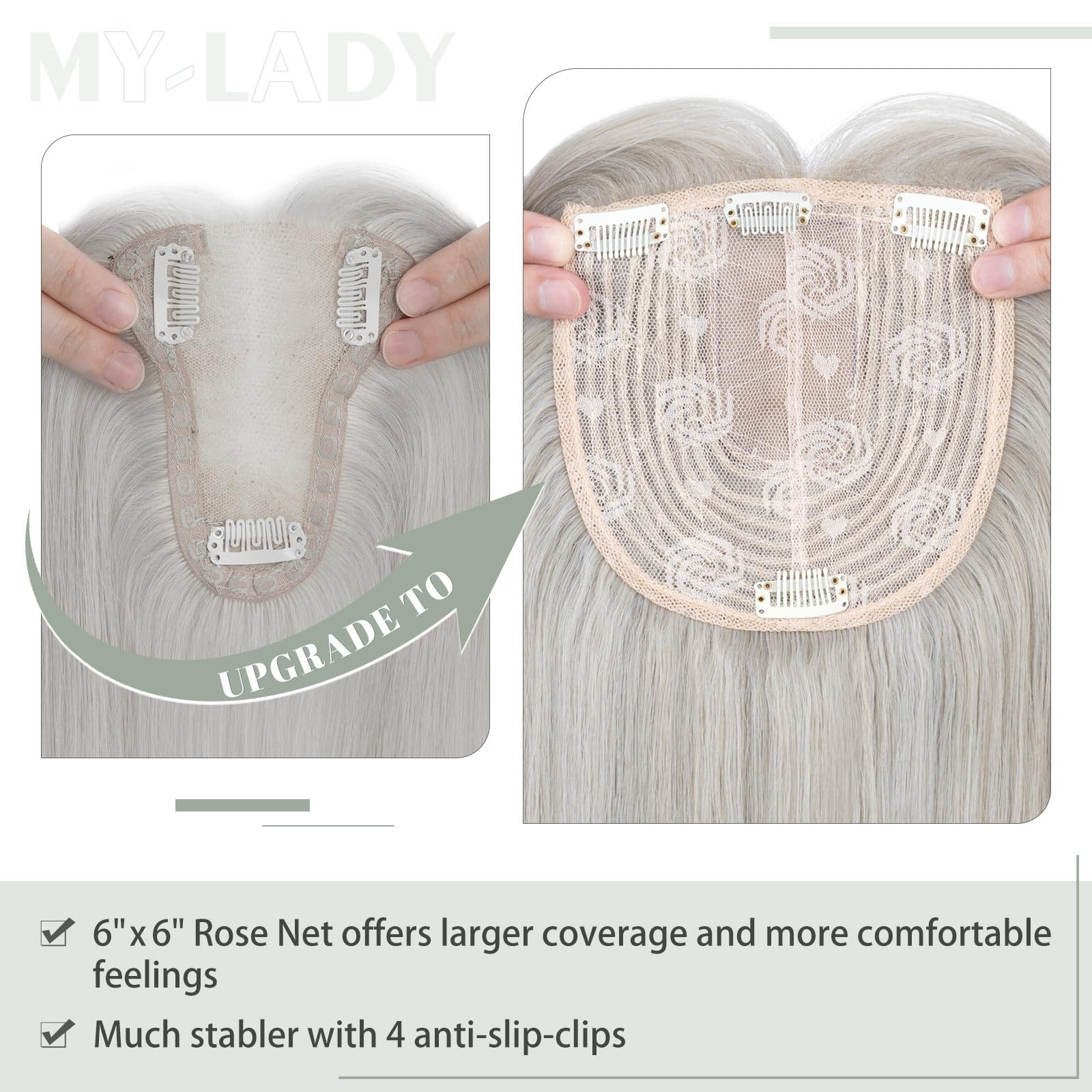 Premium Synthetic Fibre Hair Topper -18 inches - Image 35