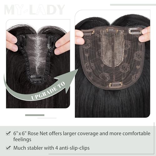 Premium Synthetic Fibre Hair Topper -18 inches - Image 4