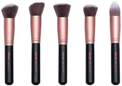 Professional 14 pc Kabuki Foundation Makeup Brush Set - Image 4