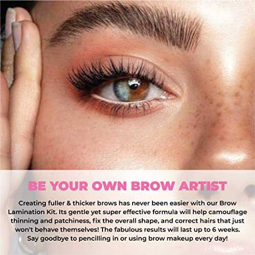 Professional Eyebrow Lamination with Keratin - Image 6