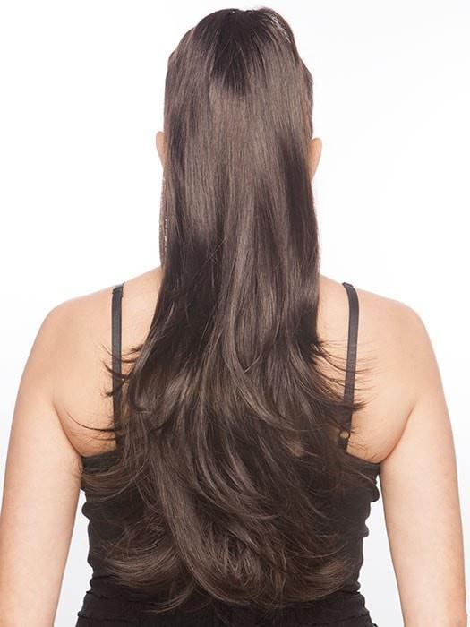 Provocative Reversible Claw Clip Drawstring Hairpiece - Image 2
