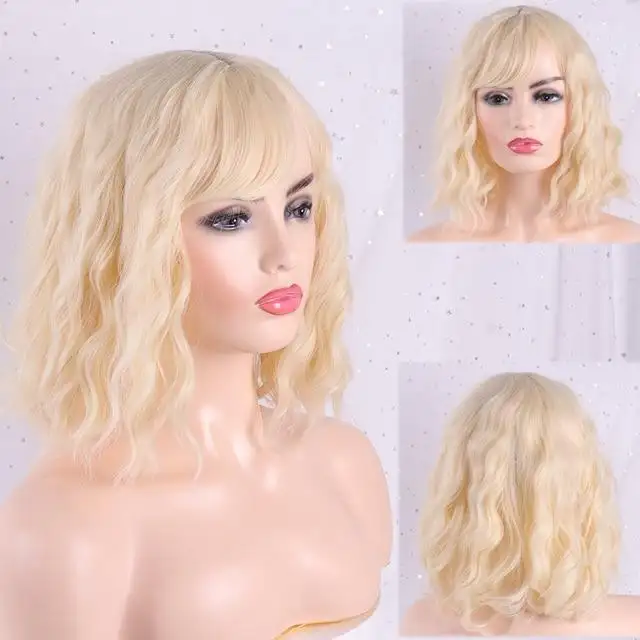 Quinn Wavy Heat Resistant Bob Wig - Image 15