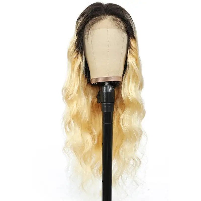 Reena Ombre Light Blonde Lace Front Human Hair Wig - Image 5