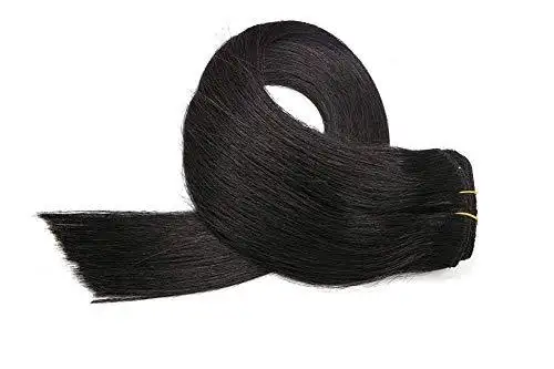 Remy Clip in Human Hair Extensions -15Inch 7pcs set - Image 10