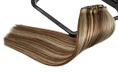 Remy Clip in Human Hair Extensions -15Inch 7pcs set - Image 105
