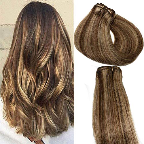 Remy Clip in Human Hair Extensions -15Inch 7pcs set - Image 107
