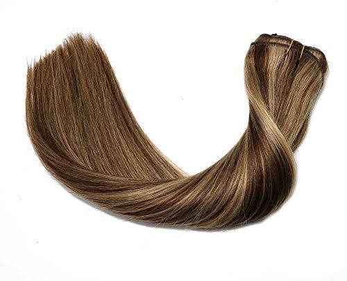Remy Clip in Human Hair Extensions -15Inch 7pcs set - Image 109