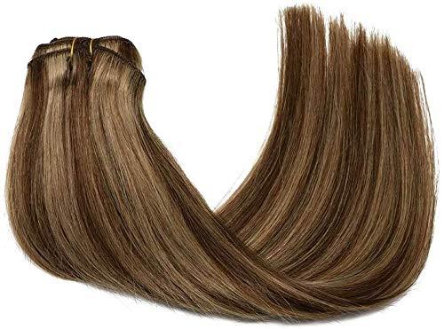 Remy Clip in Human Hair Extensions -15Inch 7pcs set - Image 110