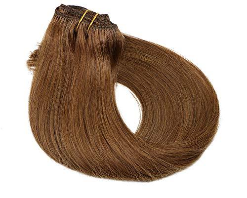 Remy Clip in Human Hair Extensions -15Inch 7pcs set - Image 116
