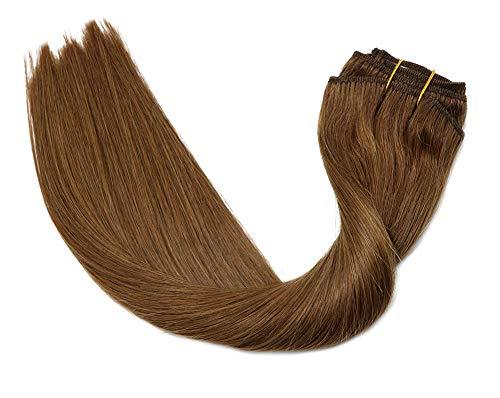 Remy Clip in Human Hair Extensions -15Inch 7pcs set - Image 118