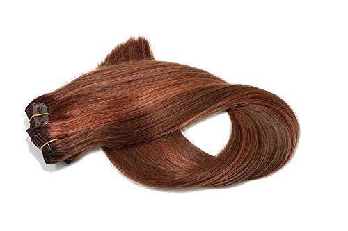 Remy Clip in Human Hair Extensions -15Inch 7pcs set - Image 120