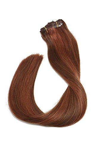 Remy Clip in Human Hair Extensions -15Inch 7pcs set - Image 123