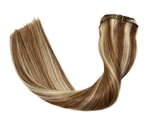 Remy Clip in Human Hair Extensions -15Inch 7pcs set - Image 126