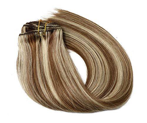 Remy Clip in Human Hair Extensions -15Inch 7pcs set - Image 127