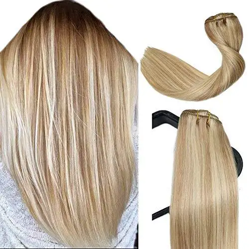 Remy Clip in Human Hair Extensions -15Inch 7pcs set - Image 16