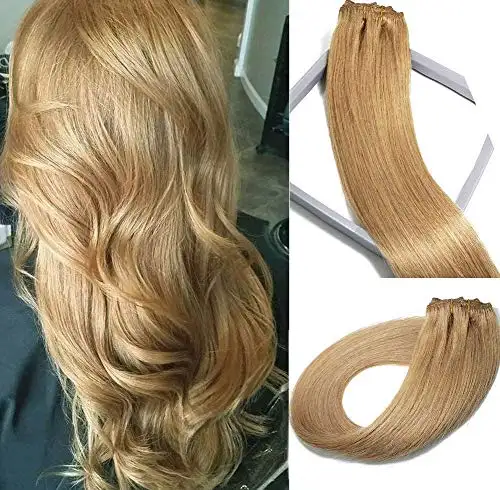 Remy Clip in Human Hair Extensions -15Inch 7pcs set - Image 23