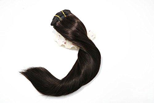 Remy Clip in Human Hair Extensions -15Inch 7pcs set - Image 63