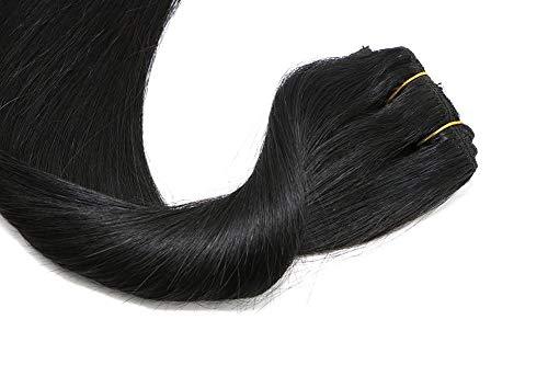 Remy Clip in Human Hair Extensions -15Inch 7pcs set - Image 74