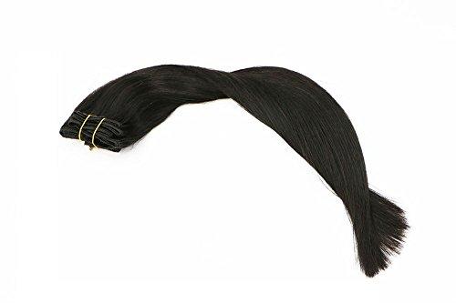 Remy Clip in Human Hair Extensions -15Inch 7pcs set - Image 89