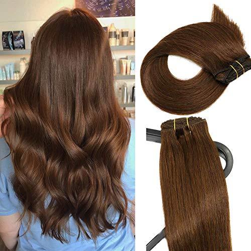 Remy Clip in Human Hair Extensions -15Inch 7pcs set - Image 90