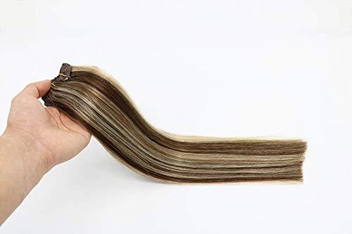 Remy Clip in Human Hair Extensions -15Inch 7pcs set - Image 97