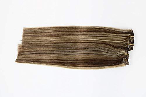 Remy Clip in Human Hair Extensions -15Inch 7pcs set - Image 99