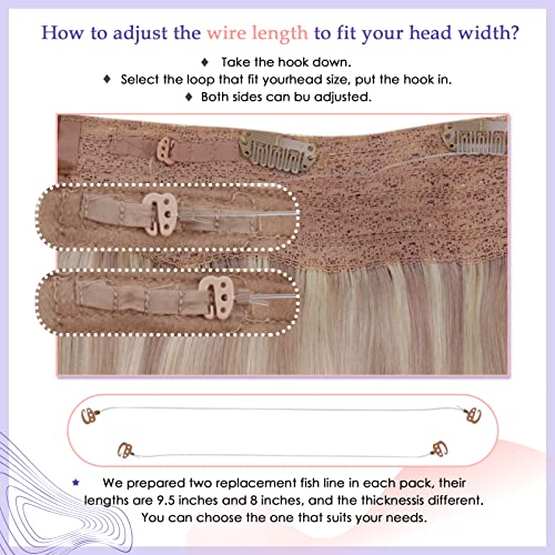 Remy Hair Halo Hair Extension - Image 4