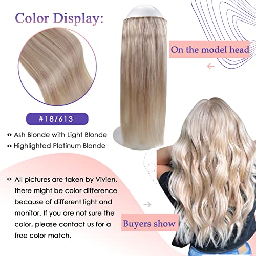Remy Hair Halo Hair Extension - Image 6