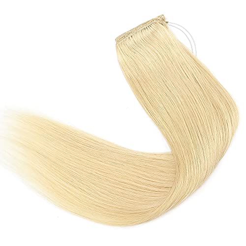 Remy Human Hair Invisible Wire Hair Extensions - Image 11